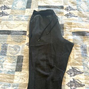 Large Gray at ease Lululemon joggers